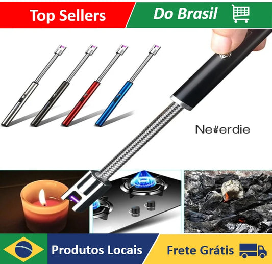 USB Rechargeable Electronic Lighter Barbecue Stove Lighter-Neverdie Store