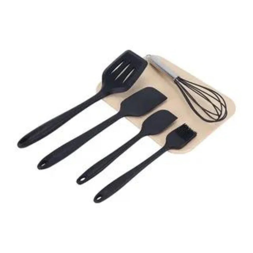 Utensílios De Cozinha Silicone Kit com 5 Unidades Resistente ao Calor