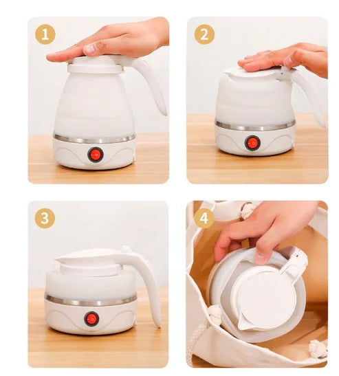 Portable Collapsible Silicone Electric Kettle Jar-Neverdie Store