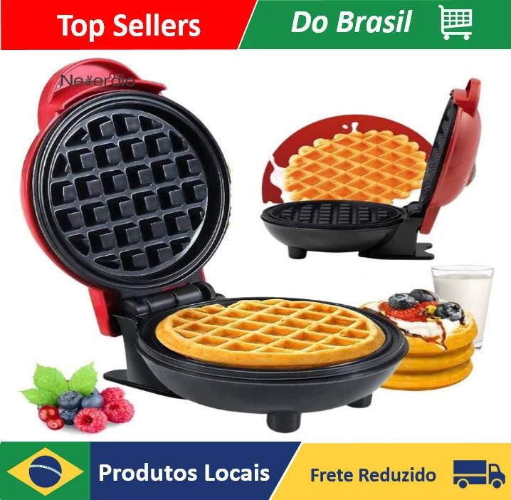 Mini Electric Waffle Machine Home Kitchen Make Waffle Color Aledoria-Neverdie Store